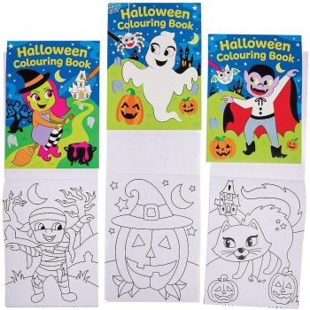 Halloween Themed Mini Colouring Books (12 Pack)