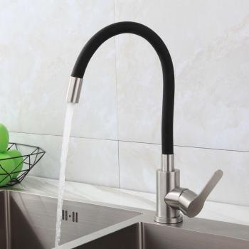 Robinet de cuisine Ugreat en acier inoxydable pivotant