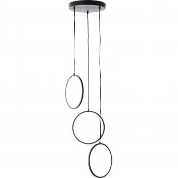 Chaumont LED Pendelleuchte schwarz Ø45cm