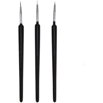 3Pcs Nail Art Acrylic Brush Set