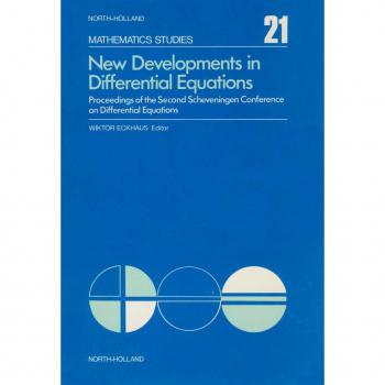 Vitalsource Technologies, Inc. New Developments In Differential Equations: Proceedings Of The Second S