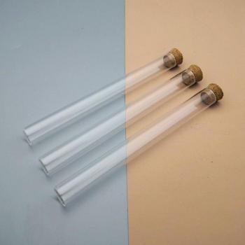 15x150mm Clear Glass Test Tubes with Cork Stoppers
