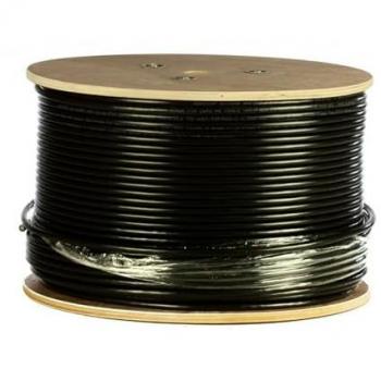 DANICOM Cat6 Outdoor Rol 305 m – Solid Zwart UTP (PE)