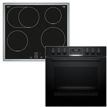 BOSCH Induktions Herd-Set HEG517BB4 + NIF645CB5E