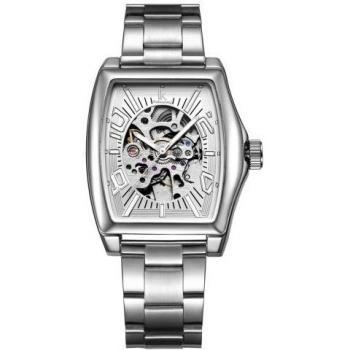 IK colouring 3319 1 ATM Waterproof Imported Automatic Mechanical Men's Watch with Stainless Steel Strap and Hollow Watch Head & Personality Scale