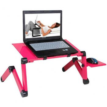 Ergonomic Laptop Desk with Cooling Fan