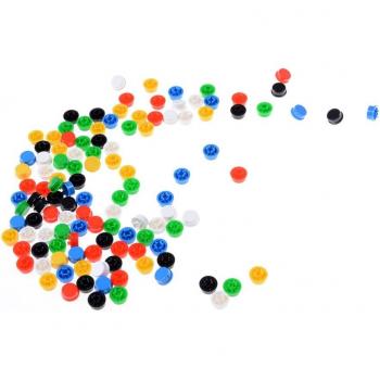 6x6 Tactile Switch Cap - 20pcs Assorted Colors