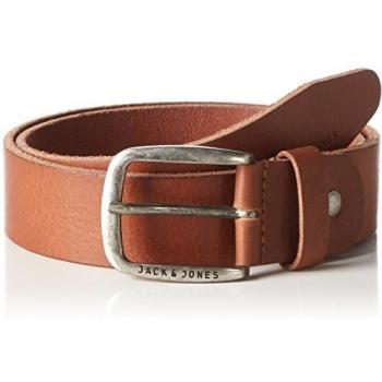 JACK&JONES Hombre Cinturon Vestir Casual de Leder 21438