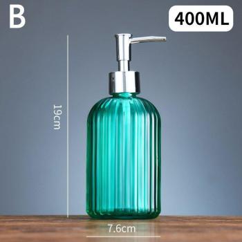 400ml Refillable Glass Shampoo Dispenser