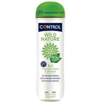 Gel Control Natureza Selvagem 3 em 1 - Massagem e Lubrificação 200 mL