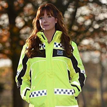 Equisafety Hi-Vis Waterproof Jacket - Yellow - Size S