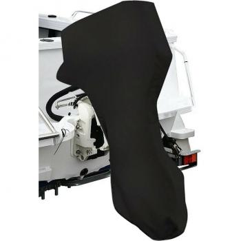 600D Waterproof Black Outboard Motor Cover for Boats (Fits 6-225HP)