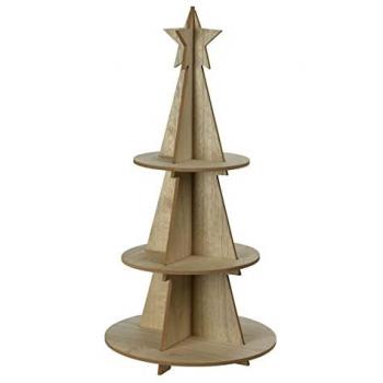 Étagère en Bois XXL avec Étoile - Dimensions 60 x 29 cm - 3 Étagères