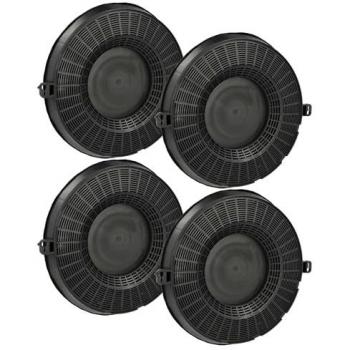 4‑Pack Activated Carbon Filter for Indesit 7HSL Hood