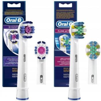 Set Pennelli Dentali Originali Oral‑B 3D White – 2 Unità