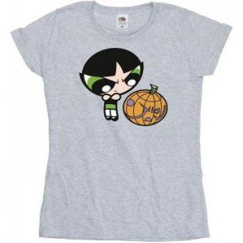 Powerpuff Girls Dames Buttercup T-shirt met pompoen