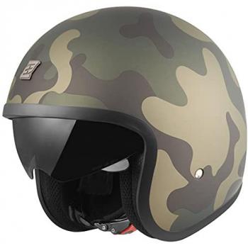 Casco Jet Bogotto V537 Camo Verde XS