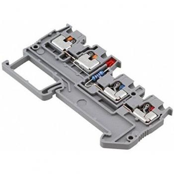 Phoenix Contact Initiatoren-/Aktorenklemme 0,14-1,5qmm, grau PTIO1,5/S/3-LED 24RD