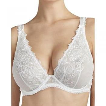 Soutien-gorge plongeant confort armatures - Ivoire