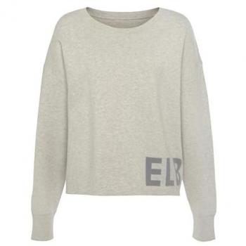 Elbsand Strickpullover / Loungeshirt aus hochwertigem Strick mit eingestricktem Logo, Loungewear