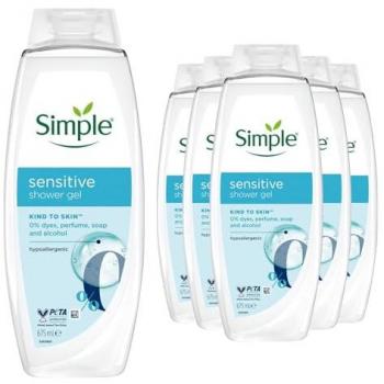 Blue Bliss Sensitive Skin Shower Gel (Hypoallergenic) – 6x675 mL