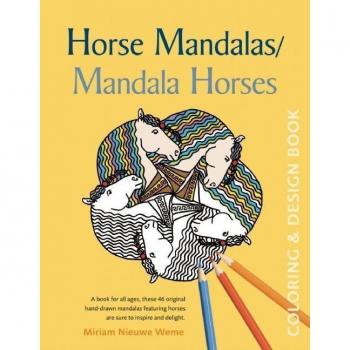Horse Mandala Mandala Horses Coloring amp Design Book by Miriam Nieuwe Weme