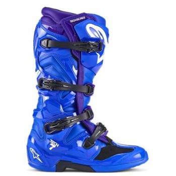 Stivali Alpinestars Tech 7 Blu per Motocross Taglia 38