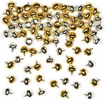 Bastelglocken Gold-Silber Set (150 Stück)