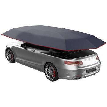 Paraguas para Coche 4.5M x 2.3M - Sombra Exterior Azul de Poliéster