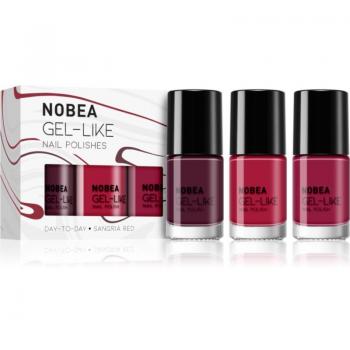 NOBEA Day-to-Day Fresh Frost Set smalti unghie Sangria red