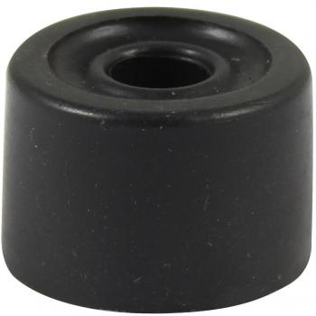 TIMco Black PVC Door Stop 21 x 32mm - Pack of 2