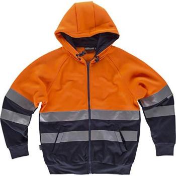 Sudadera Con Capucha Refuerzo Workteam C9036