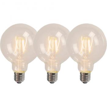 Lampadine LED Luedd Set 3x E27 G95 4W 320lm 2700K
