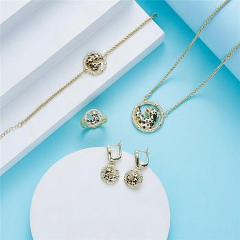 Conjunto de Joyería Brida Dorada Marroquí