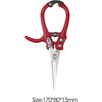 Stainless Steel Garden Scissors with Spring Action