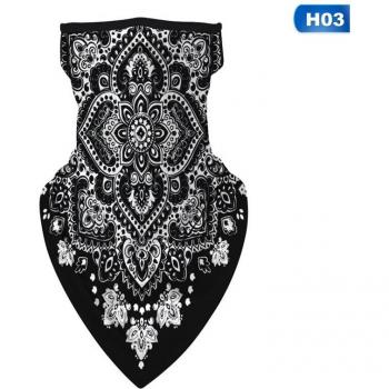 Digital Printed Windproof Face Scarf Bandana for Men and Women