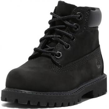 Timberland 6” Premium Black Women’s Casual Leather Loops Size 38
