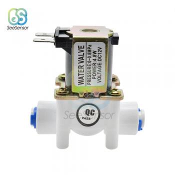 Électrovanne magnétique en plastique 1/4 12V 24V – Interrupteur de pression pneumatique potable