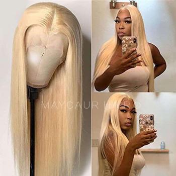 Maycaur Long Straight Synthetic Wig