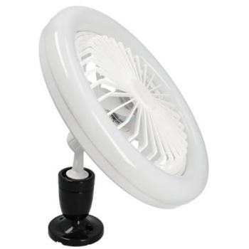 Ventilador techo luminoso 30W con control remoto y entrada E27
