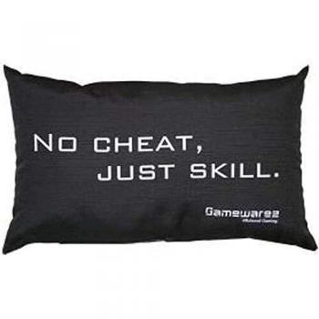 Gamewarez Gaming Kissen No cheat, just skill. - Schwarz, 30x50cm