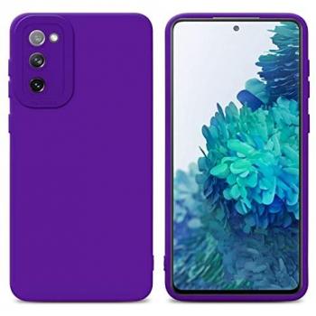 Coque silicone TPU flexible violet foncé – protection Galaxy S20 FE