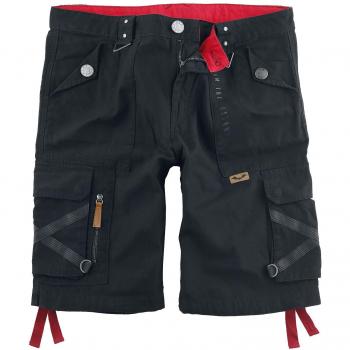 Batman – Der kurze rote Superhelden-Short (M) – Herren – Schwarz