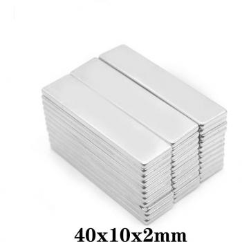 N35 Rare Earth Magnets 40x10x2mm (5~100PCS)