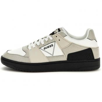 Zapatillas Guess Sava Simil Cuero Bajo