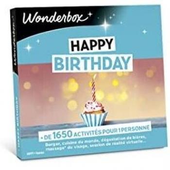 Coffret cadeau - Wonderbox - Happy Birthday - Activités