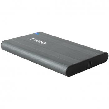CAJA EXTERNA HDD/SSD 2.5'' GRIS TOOQ