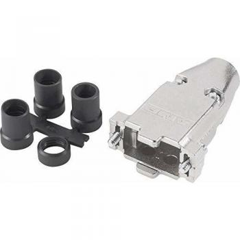 Capot Métallique Sub-D 25 Pôles Te Connectivity 5748676-3 Argent 180° 1 Pièce