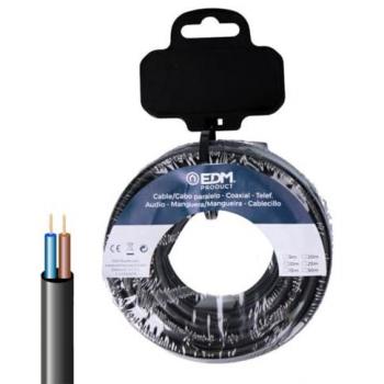 Cable eléctrico tubo negro vv‑k06 2 × 2,5 mm² 20 m – Marca EDM