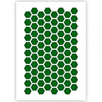 QBIX Pochoir Hexagonal A5